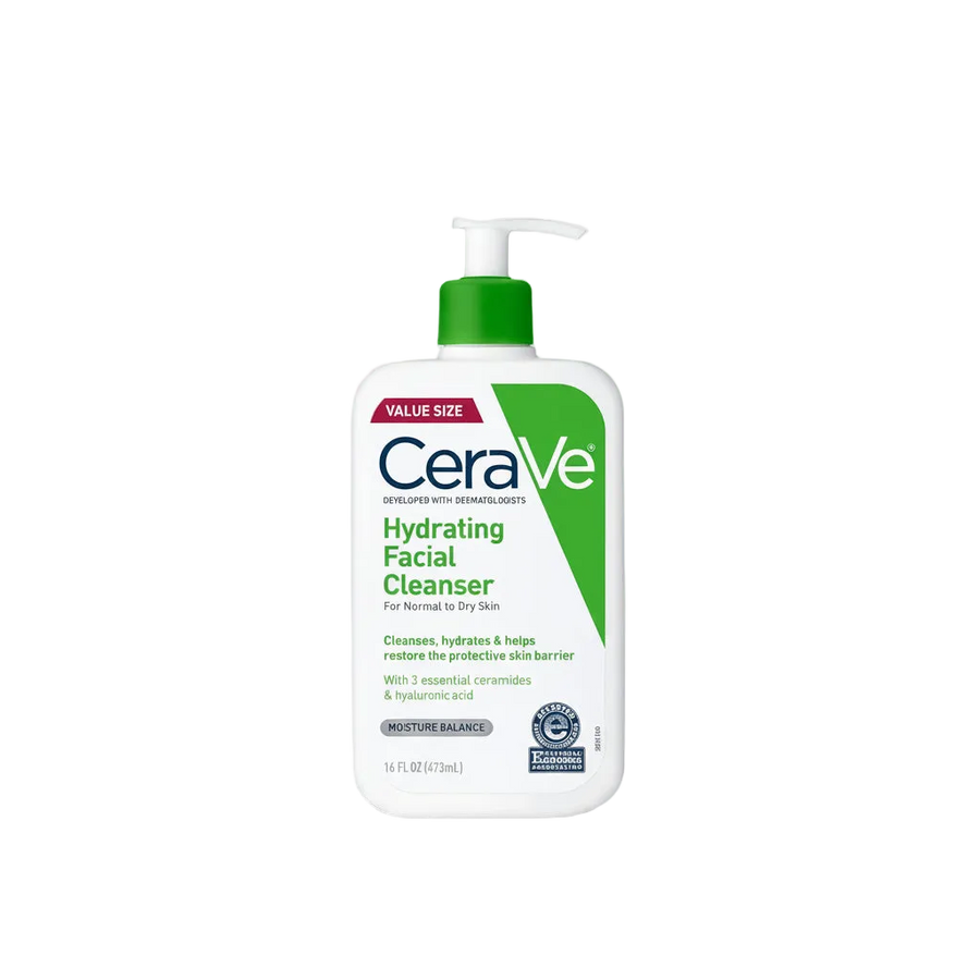 CeraVe Organic Hydrating Cleanser for Dry Skin – 3 Essentials