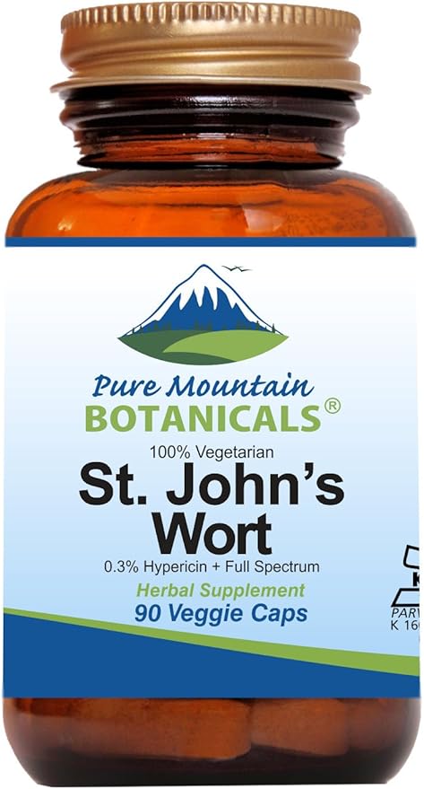 BPure Mountain Botanicals St. John's Wort 450mg Capsules