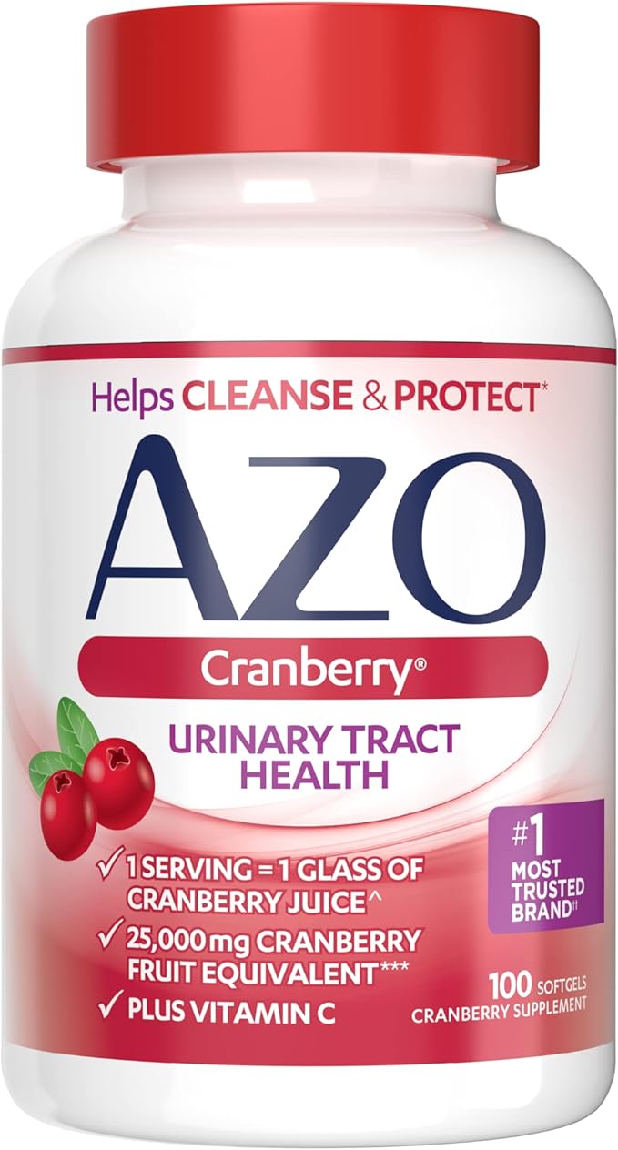 AZO Organic Cranberry Urinary Tract Cleanse Softgels