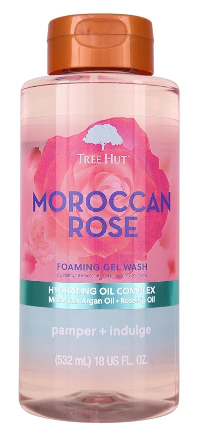 Tree Hut Moroccan Rose Organic Foaming Gel Wash 18oz